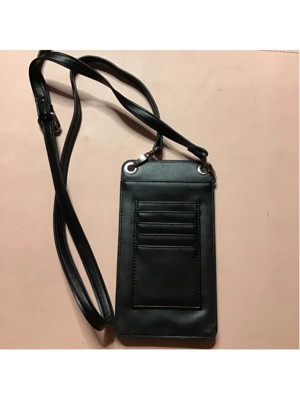Madden Girl Black Phone Case Crossbody Purse Bag Steve Madden